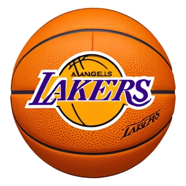 Los Angeles lakers ball emoji sticker