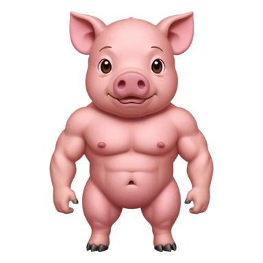 Cranking hog sticker