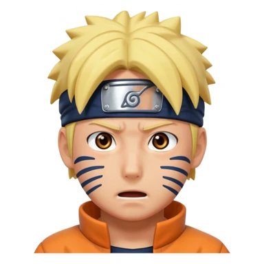 Naruto different reactions sticker