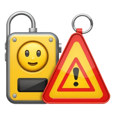 Fallprotection alarm emoji sticker