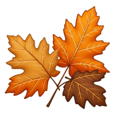 A kawai sticker autumn leaves around it, cozy fall colors (orange, brown, beige), playful and modern style, glossy finish, minimalistic but expressive, symbolizing a Fall Reading Challenge. sticker