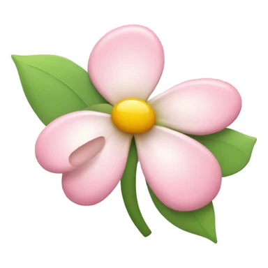 Flower blowing kisses  sticker