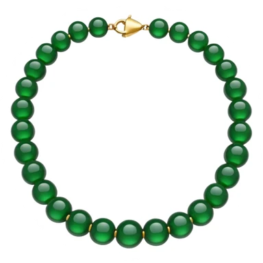 green necklace beads sticker