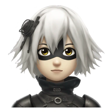 2B from NieR Automata sticker