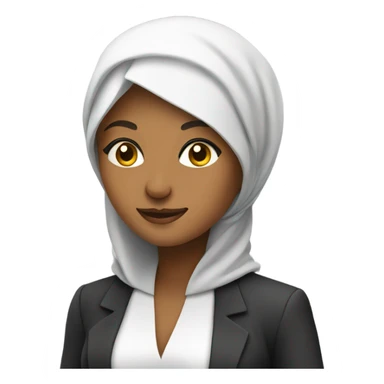 muslim business women with money sticker