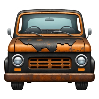 Broken Urban Vehicle black sticker