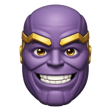 thanos zesty smile sticker