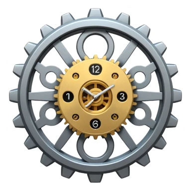 Clock Gear sticker