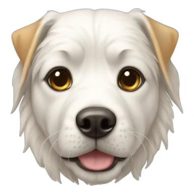 Chien blanc sticker