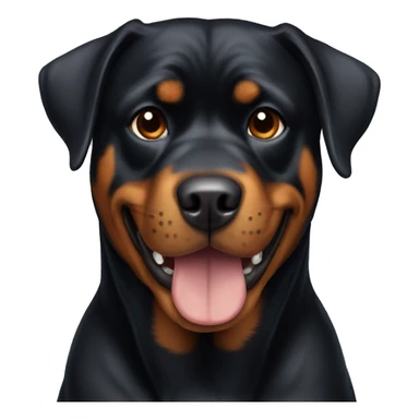 Rottweiler dog sticker