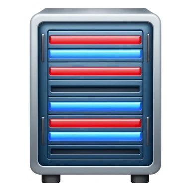 data server rack with blinking lights sticker