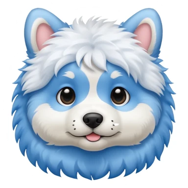 puppy dog blue sticker