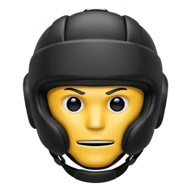 MMA headgear object icon, protective sparring helmet, padded texture, 3D cartoon, mobile game icon style, centered, clean background, no text, no watermark sticker