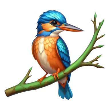 Kingfisher sticker