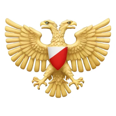 Albanische doppelkopfadler sticker