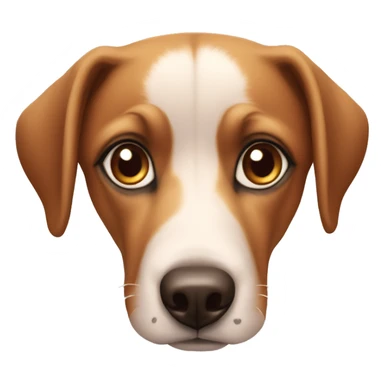 Chien avec coeur dans les yeux  sticker