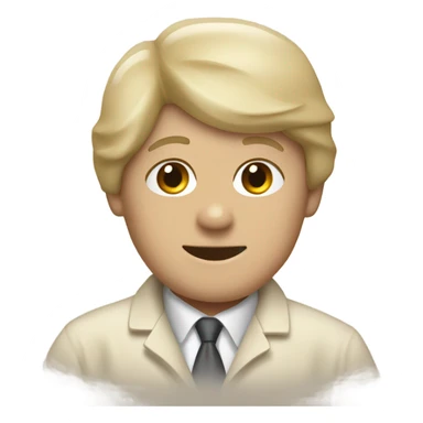 beige lab coat sticker