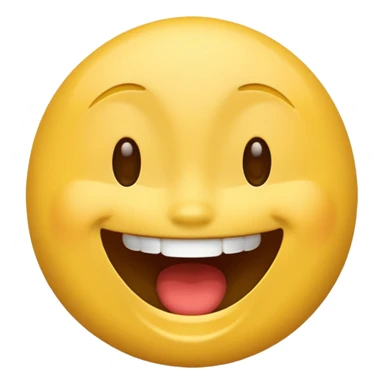 Emoji representing internal laughter sticker