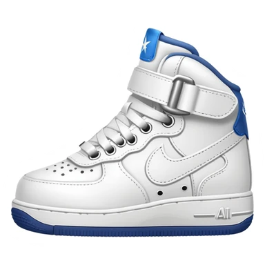 Baby low air force shoe front view  sticker