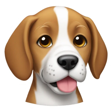 Beagle puppy sticker