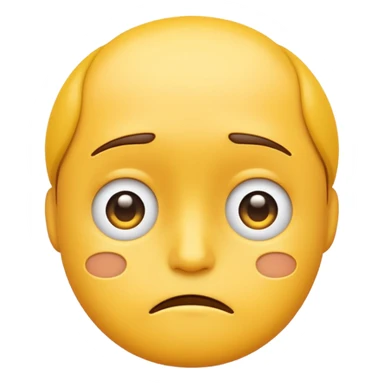 sad face classic emoji style sticker