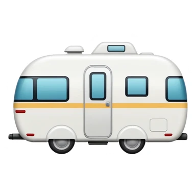 modern caravan sticker