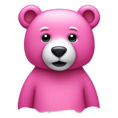 Pink tedybear sticker