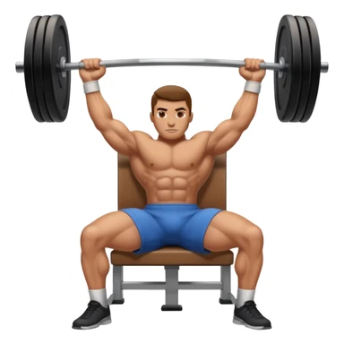 bench press down sticker