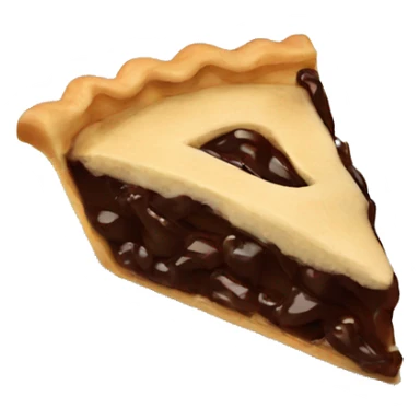 Pie with topping sticker