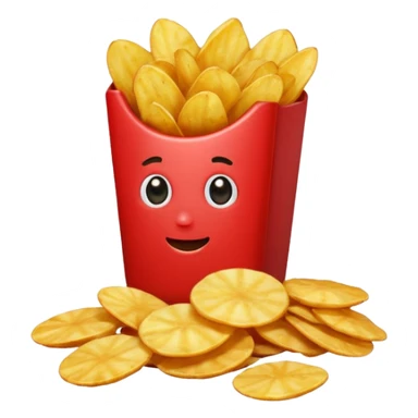 Chips Red
 sticker