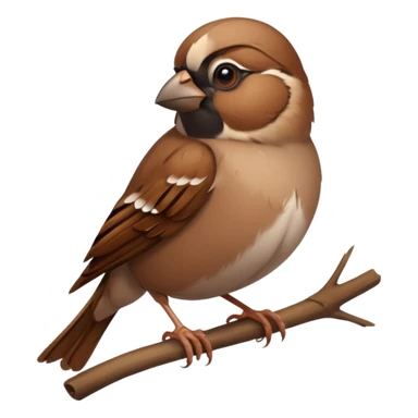 Sparrow sticker