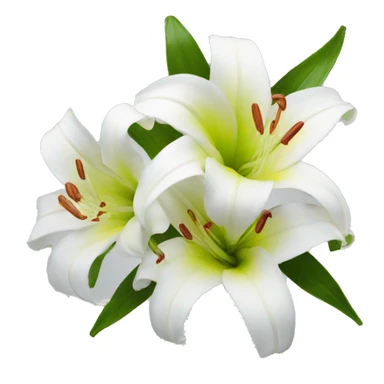 lillies flowers sticker
