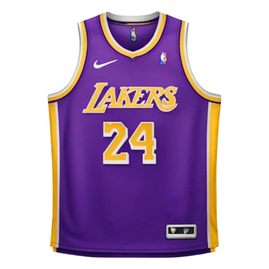 los angeles lakers jersey sticker