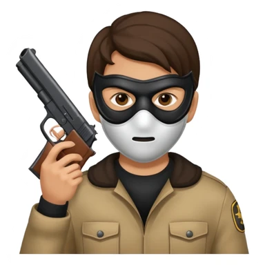 Robbery image  sticker
