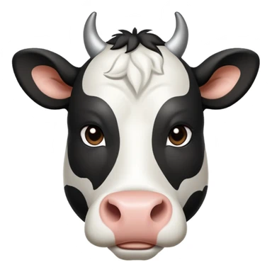 cinematic-noble-black-and-white-cow-portrait-emoji,-poised-and-regal,-with-a-large,-sturdy-build-and-a-striking,-well-groomed-coat-of-pure-black-accented-by-crisp-white-patches,-deep-set-soulful-brown-eyes,-simplified-yet-sharp-and-sophisticated sticker