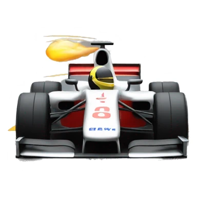 F1 car drive by bg cat sticker