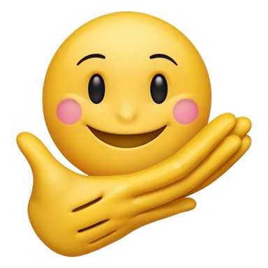 Smiley which pats in the back sticker