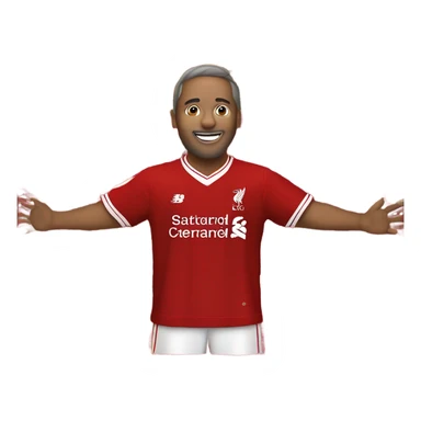 A Liverpool fan who is singing you will never walk alone  sticker