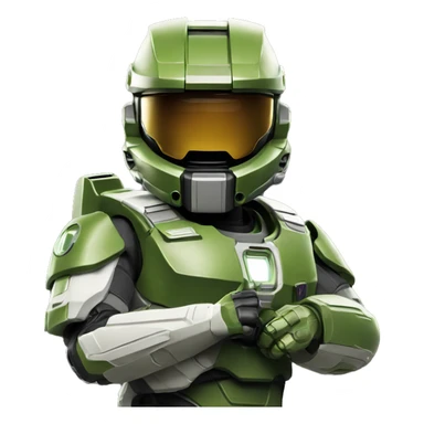 Master Chief giving thumbs up sticker