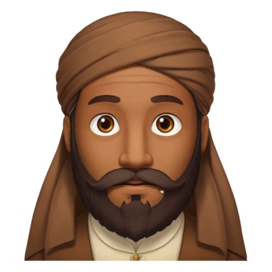 Guy with a really long beard sticker