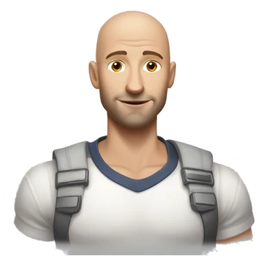 Bald romanian whos gay but looks like andrew tate and guy from avengers sticker
