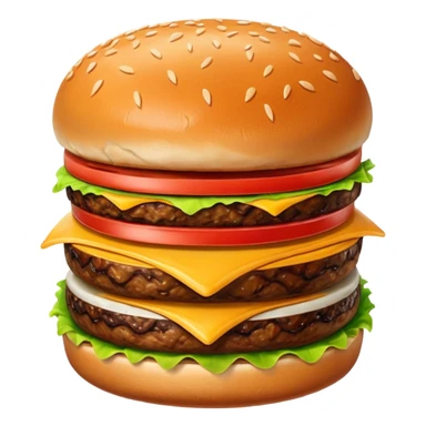 burger patty sticker