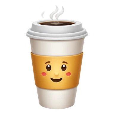 coffee takeaway cup sticker