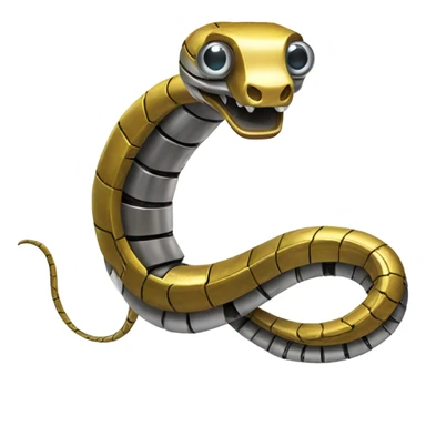 snake - robot - made - of - metal sticker