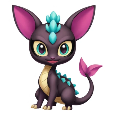 Meloetta-Skitty-Spyro-Toothless-Stitch-Pokémon-Fakémon-creature-hybrid sticker