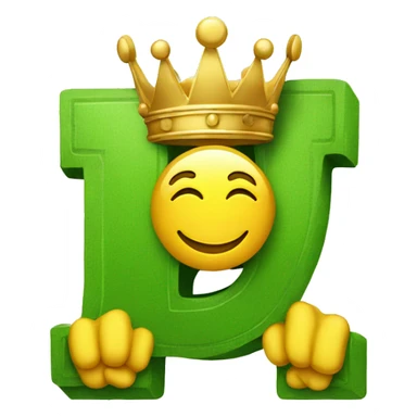 dollarsign with kingcrown sticker