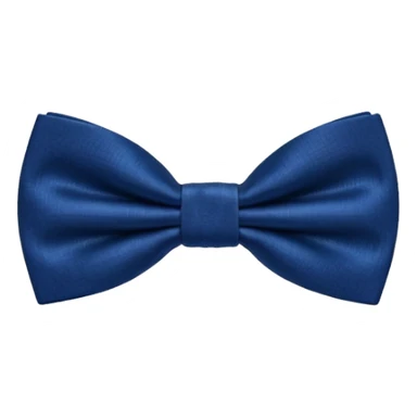 Navy blue bow tie sticker