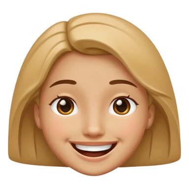 Smiling face with halo without the halo sticker