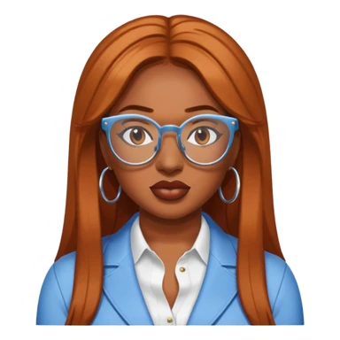 Megan Thee Stallion wear glasses sticker