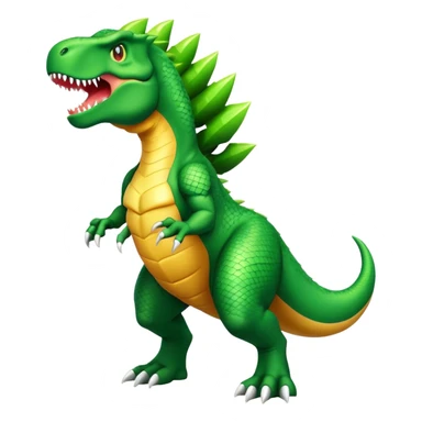 A super Saiyan T-Rex sticker